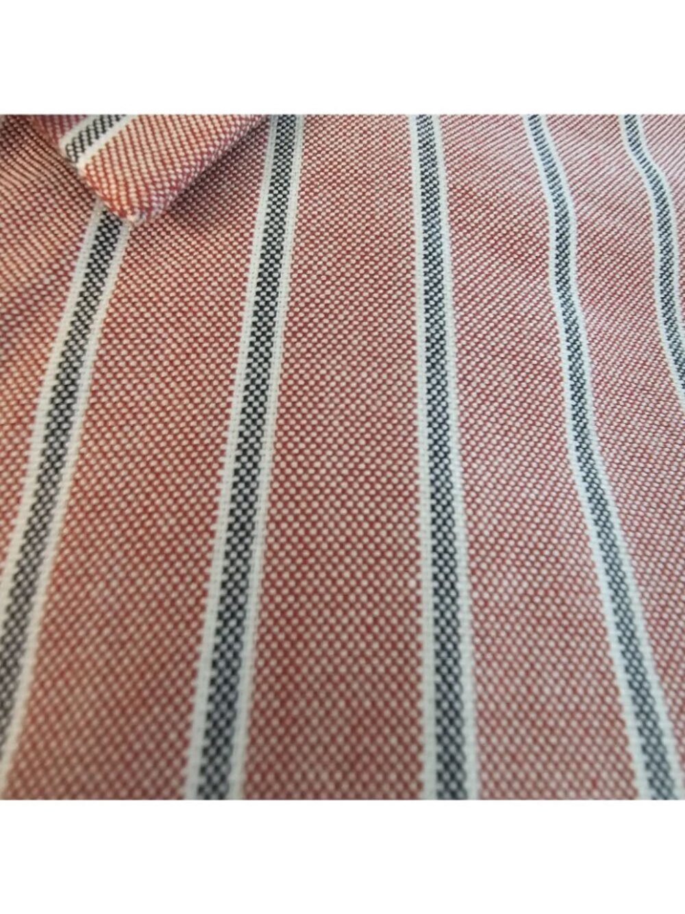 Rumored Womens S Ex-Boyfriend Stripe Button Down Shirt Cotton Oversized NWT - Picture 10 of 10